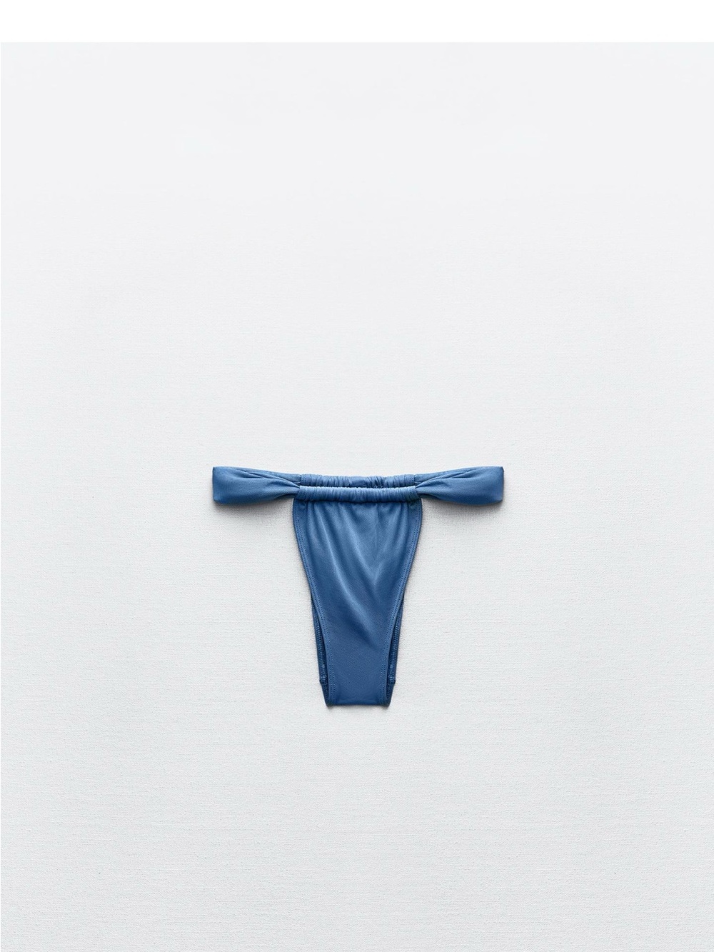 Bikini Bottom + top set Blue Minimal Tanga